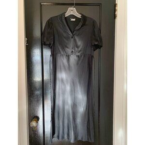 Agnes B. Black Silk Dress